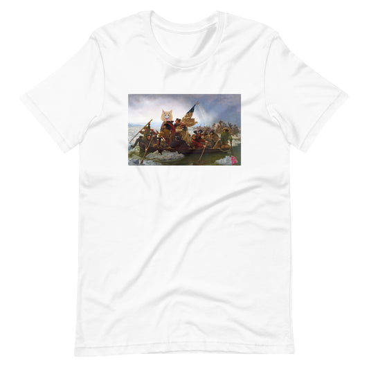 Willy Crossing the Delaware - Unisex t-shirt